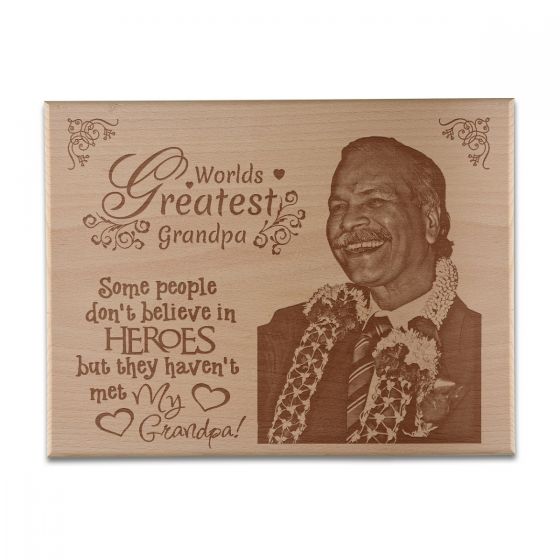 Plaque, frame for father, Hyderabad, Warangal, Vizag