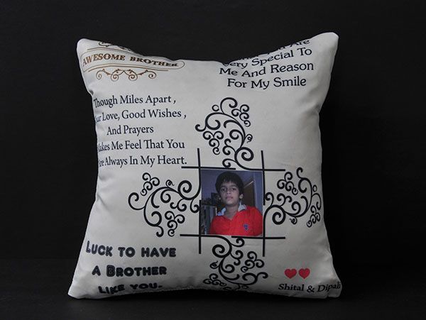 Quotes and Photo Pillow