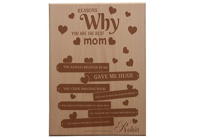 Engraved plaques for mom, hyderabad