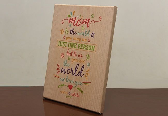 Print On Wood: Whole World