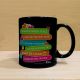 Black customized mug for dad in pune