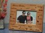 Personalized engraved wooden photo frame to Delhi 